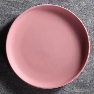 Pink 1 шт., 6 дюймов, большие подсвечники, креативный подсвечник, подсвечник, матовое круглое блюдо для свечей - Цвет: Pink