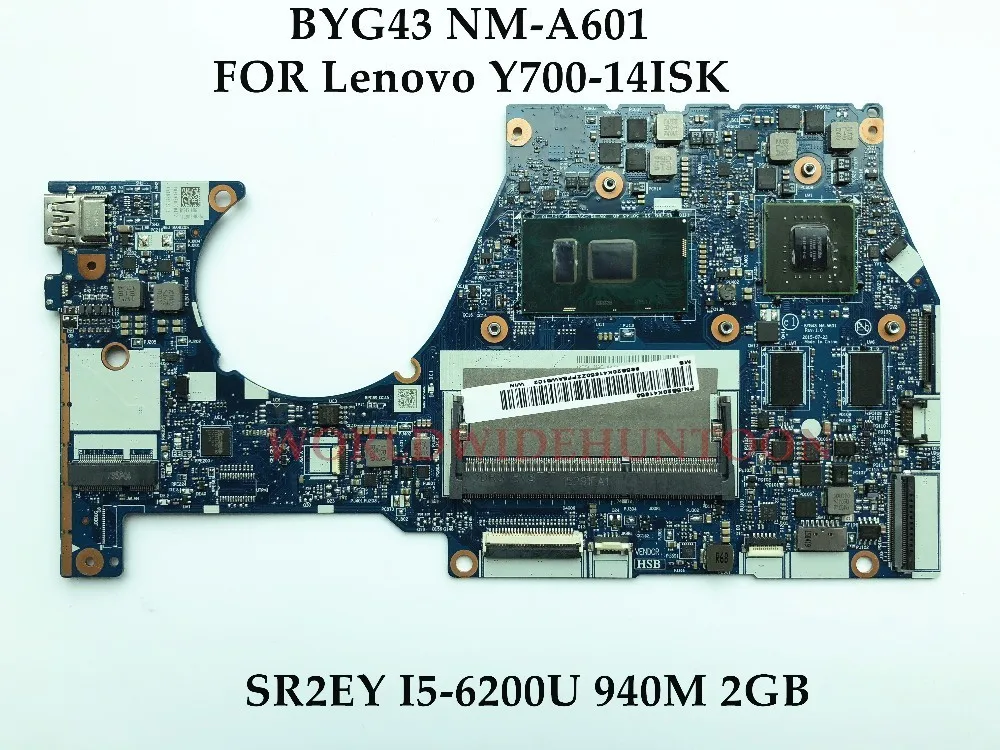 Высокое качество BYG43 NM A601 для Lenovo Yoga Y700 14ISK материнская плата ноутбука SR2EY I5 6200U DDR3L