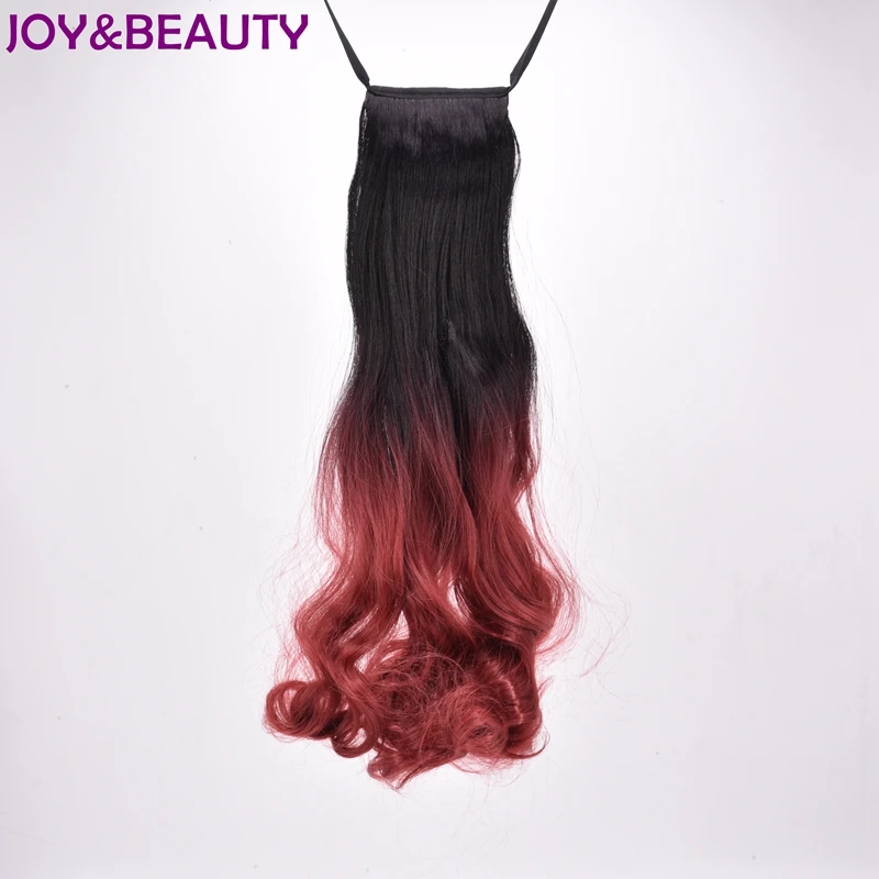 JOY& BEAUTY, смешанные цвета, синтетические волосы, длинные волнистые когти, хвосты, 22 дюйма, конский хвост, конский хвост, термостойкий парик для женщин