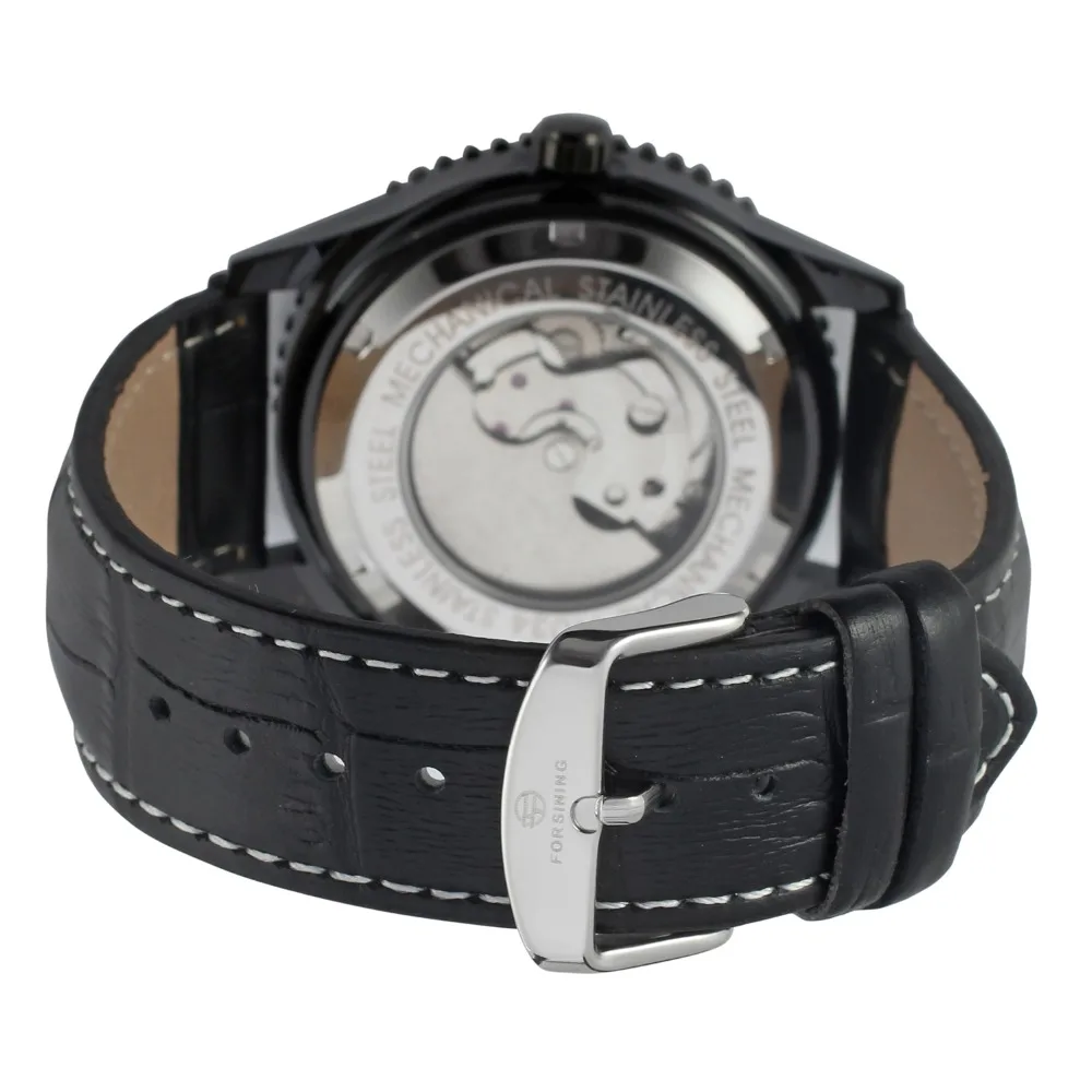 Tourbillon дизайн Moon Phase календарь Мужские s часы Forsining лучший бренд класса люкс