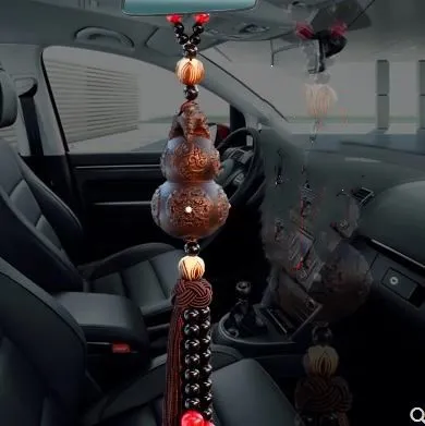 Высококачественный автомобильный кулон из красного дерева украшение для
