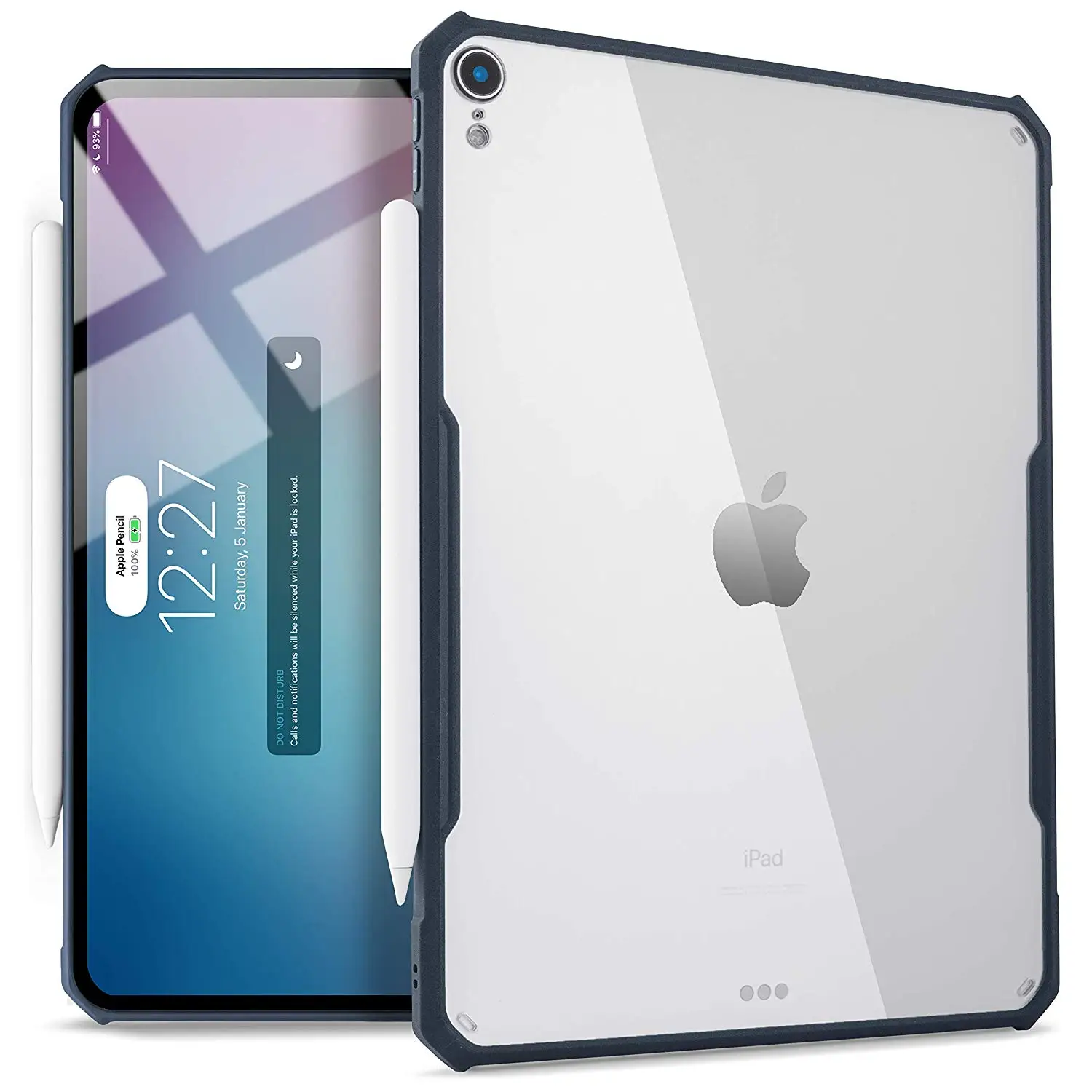 Ультратонкий Прозрачный чехол для iPad Pro 12 9 дюйма поддержка беспроводной зарядки