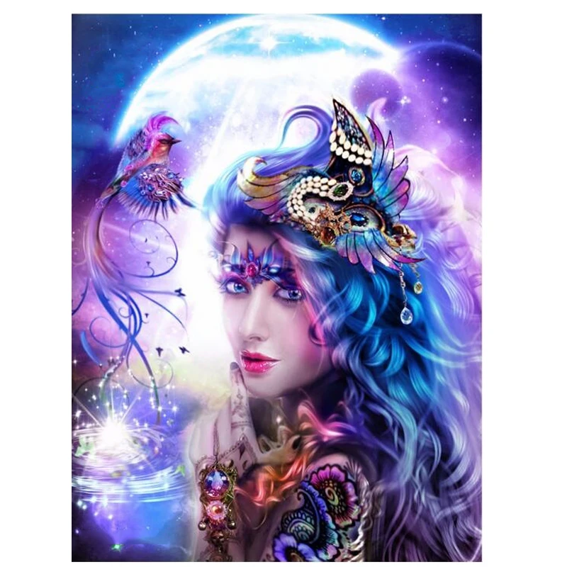 Новый 5d Сделай Сам красивый узор настенная наклейка вышивка крестиком алмазная