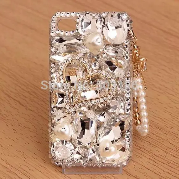 Чехол со стразами и жемчугом для Samsung Galaxy S8 S9 S10E S10 Plus S20 Ultra Note 8 10 Lite | Мобильные