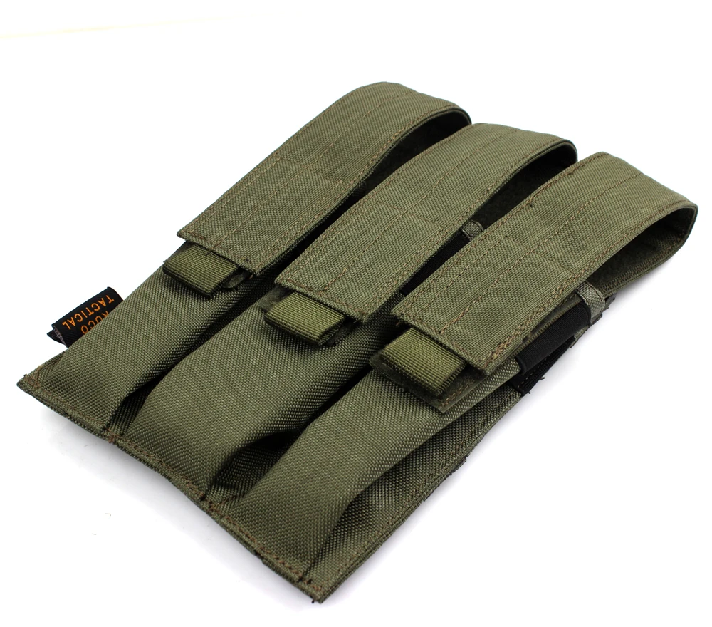 TTGTACTICAL Molle тактический тройной сумка для магазина пистолета KRISS MP7 Military