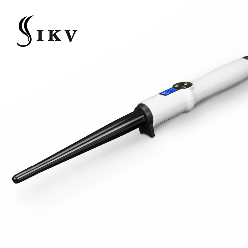 IKV Новое поступление Керамические цифровые щипцы для завивки волос Инструменты