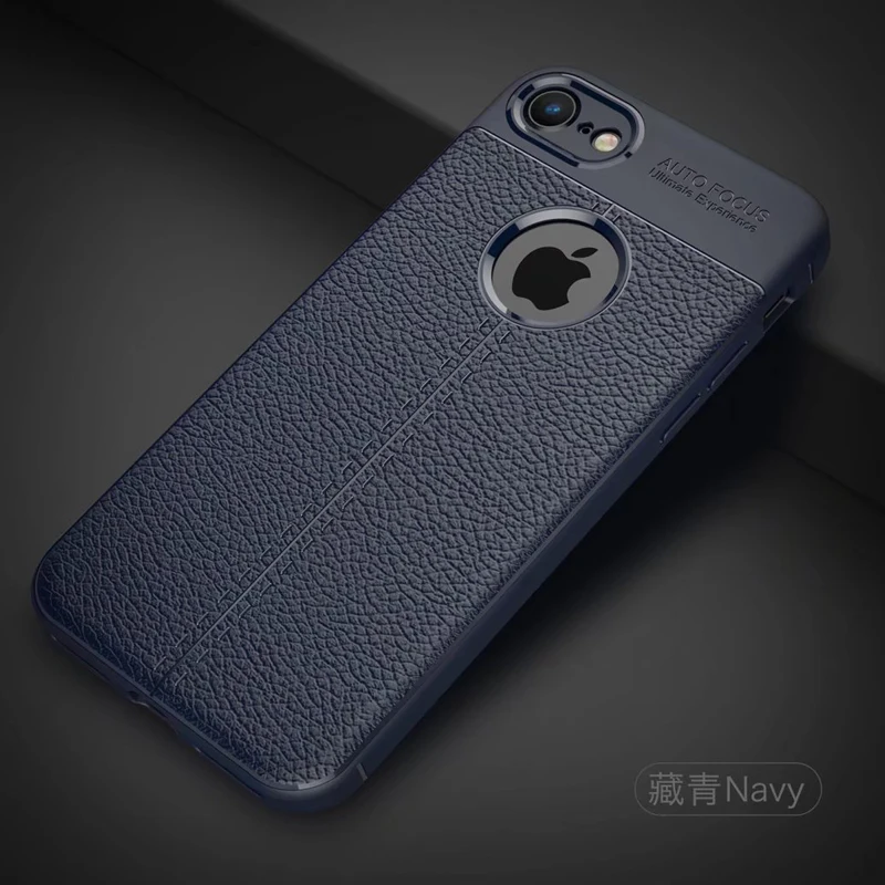 Роскошный кожаный чехол YUETUO i из ТПУ для телефона etui coque cover case for iphone 8 plus apple