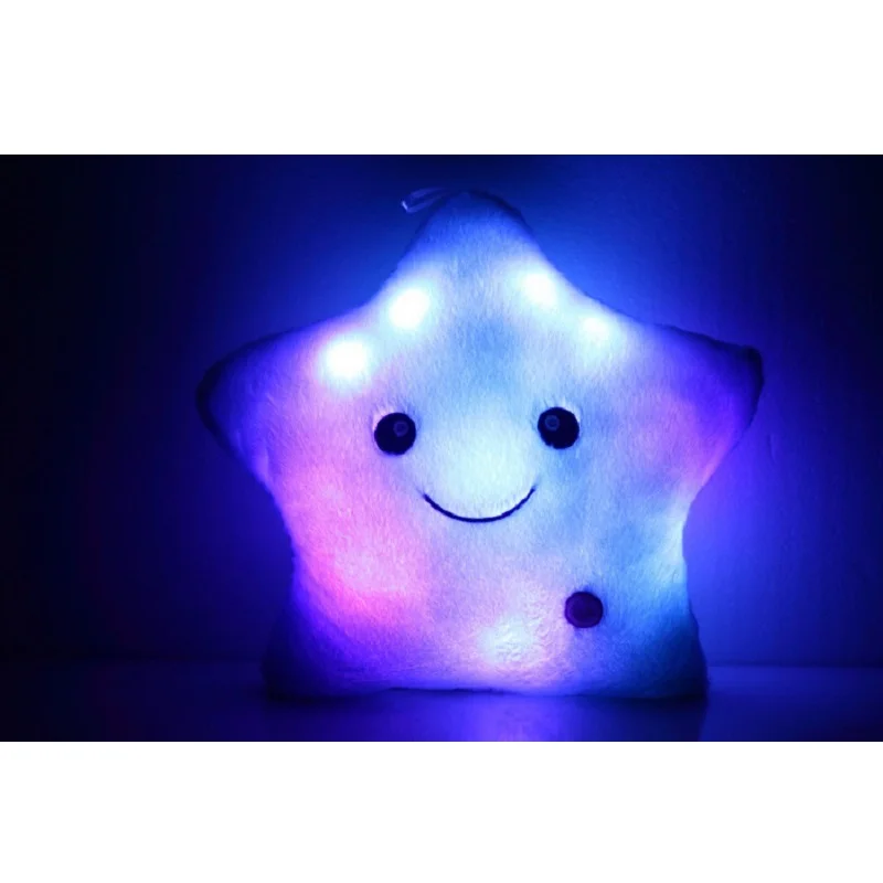 Красочный Светодиодный светильник плюшевые мягкие игрушки Lucky Подушка