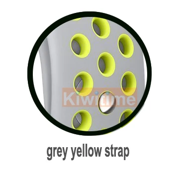 Grey Yellow Strap KIWITIME 42 мм силиконовый ремешок спортивный ремешок Миланский Браслет Нержавеющая сталь браслет, ремешок для наручных часов Часы SmartWatch IWO 8 9 Смарт Браслет для проверки сердечного ритма 6 2 3 - Цвет: Grey Yellow Strap