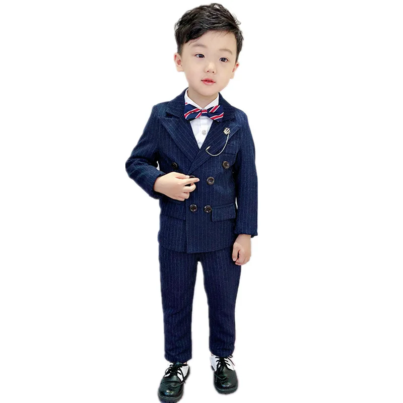 

Children's Blazer Sets Boys Suits Spring Autumn Baby Boys Clothes Wedding Party Dress Kids Prom Suits Kids Blazer Pants 2pcs Set