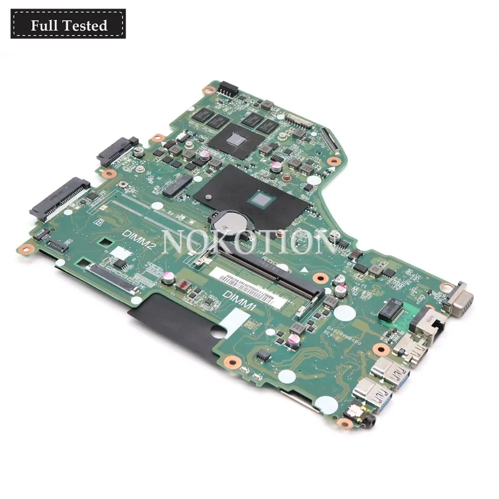 

NOKOTION NBMZ111005 NB.MZ111.005 laptop motherboard For Acer Asipre E5-532G DA0ZRVMB6D0 SR29F N3150 CPU 920M graphics Main board