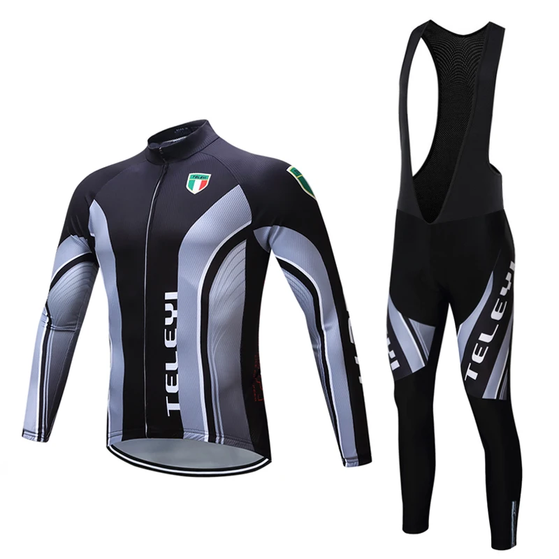 

TELEYI 2022 Men's Maillot Cycling Jersey Sets Male Mountain Bike Uniform Wear MTB Clothing Pro Team Mallot Bicycle Clothes Kits