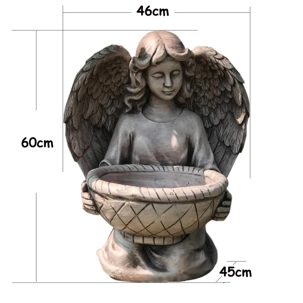 Садовый цемент Angel Украшения цветочного горшка садовый суккулент большого