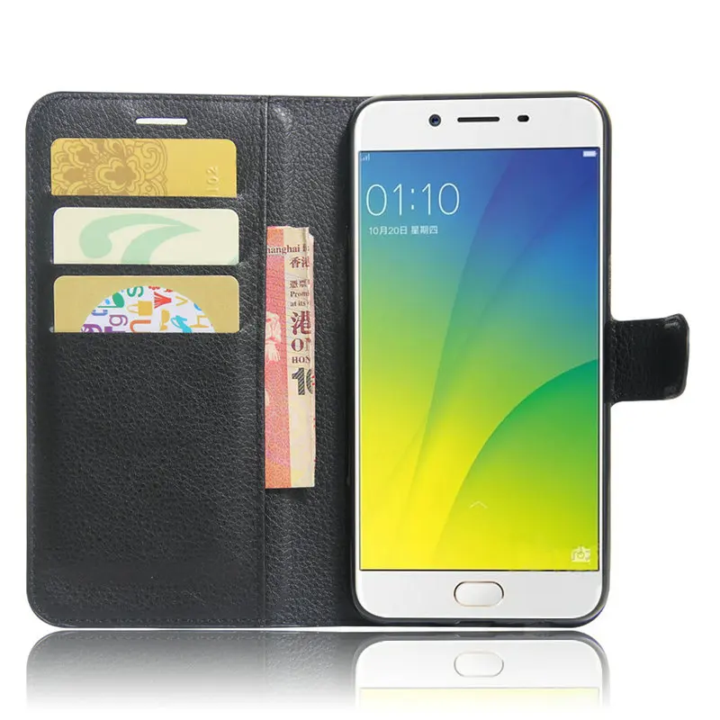 Роскошный кожаный чехол с откидной крышкой для OPPO F3 Plus CPH1613 6 &quot задняя крышка