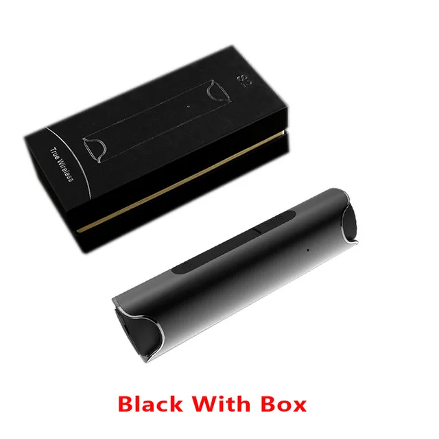 RIKYA S2 Bluetooth 4,2 TWS Mini Bina 7 водонепроницаемая Спортивная bluetooth-гарнитура бинауральная Беспроводная bluetooth-гарнитура - Цвет: black