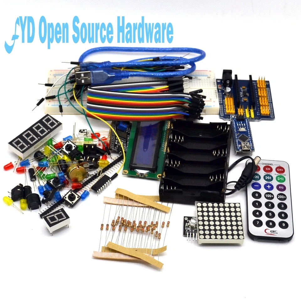 Начинающих стартовый набор nano 3 0 Комплект для IDE/SATA с Чехол|kit for arduino|kit kitskit starter |