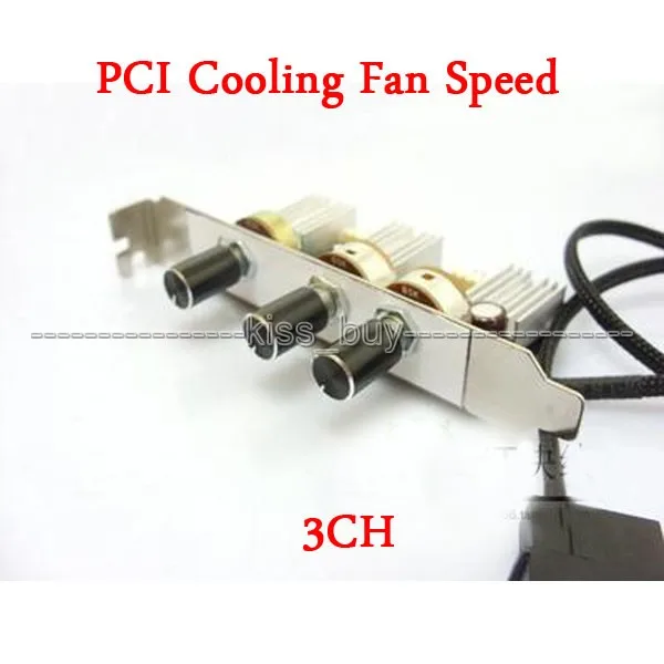 Вентилятор охлаждения постоянный ток 12 В ПК 3 канальный контактный PCI контроллер