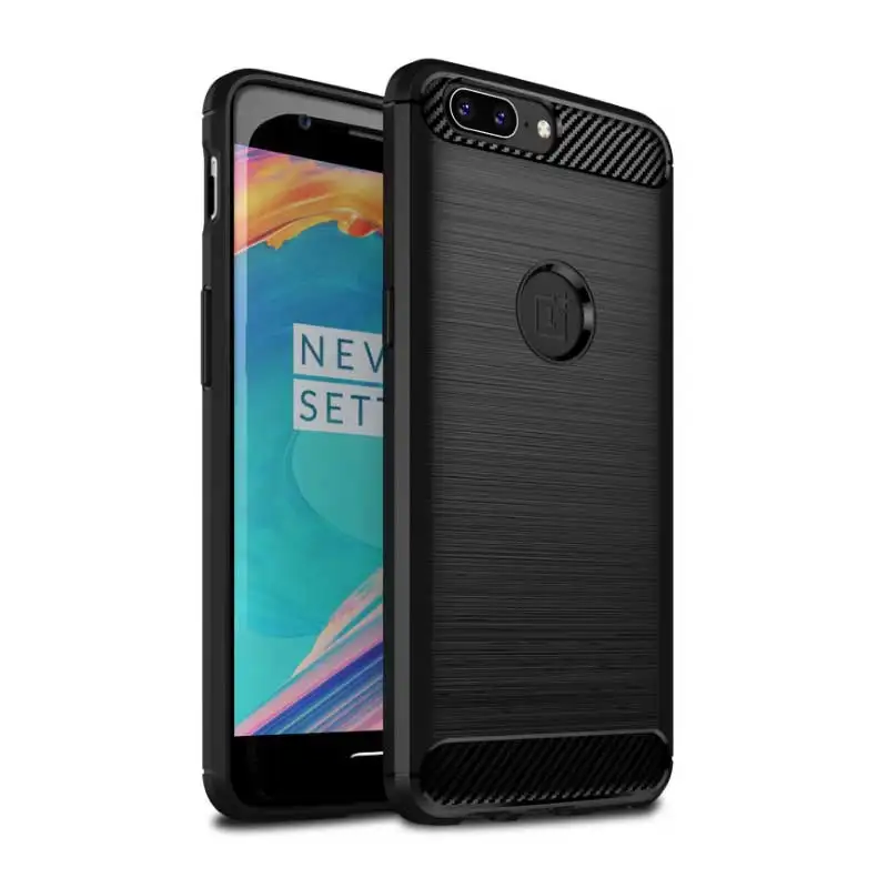 Мягкий силиконовый защитный чехол для oneplus 5 t противоударный из ТПУ тонкий