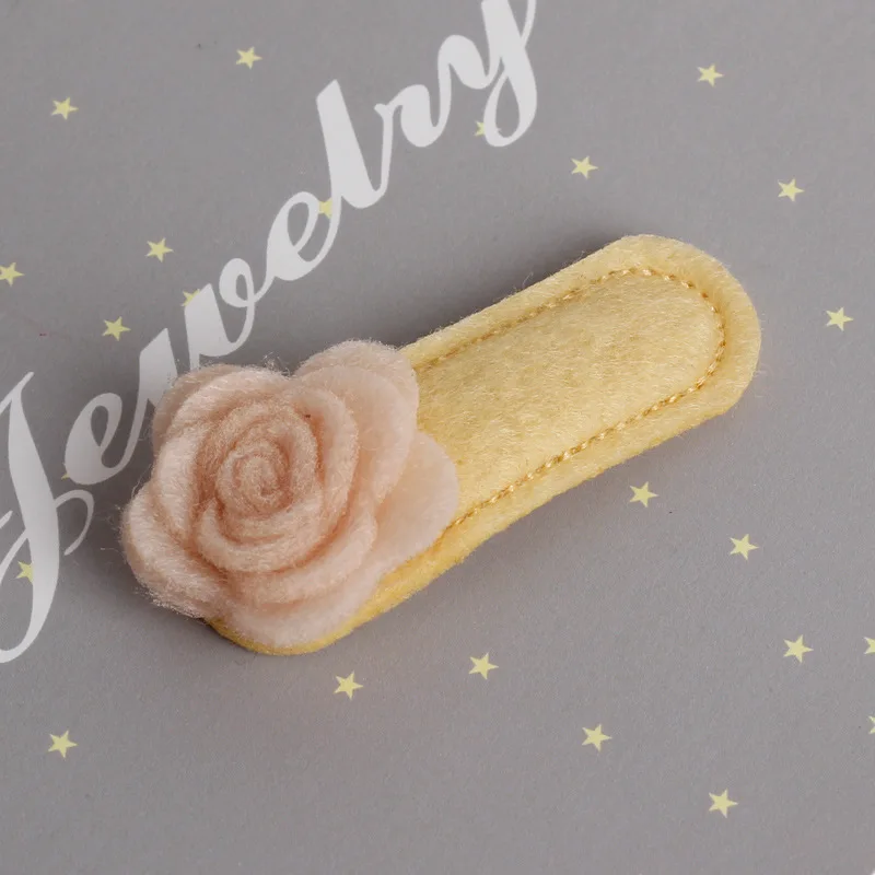 2 шт. Бесплатная доставка цветок заколки для волос BB заколка розовый цвет красный