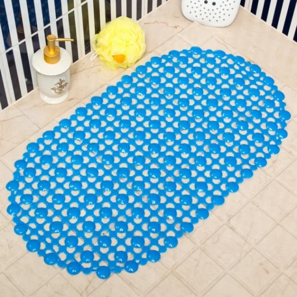 DarkBlue MustHome 38x68 см нескользящий ПВХ коврик для ванной комнаты - Цвет: DarkBlue