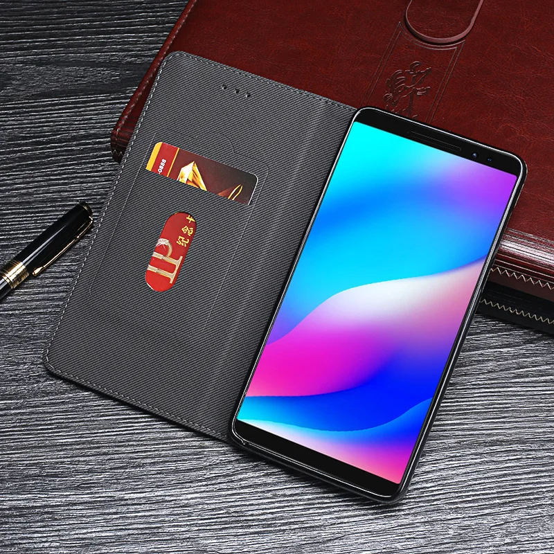 Чехол Blackview Max 1 роскошный кожаный чехол с откидной крышкой для защитный телефона