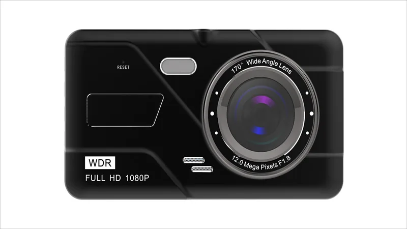 Автомобильный видеорегистратор Dash Cam Full HD 1080 p Автомобильный видеорегистратор 4 дюйма ips экран двойной широкоугольный объектив Автомобильный видеорегистратор g-сенсор