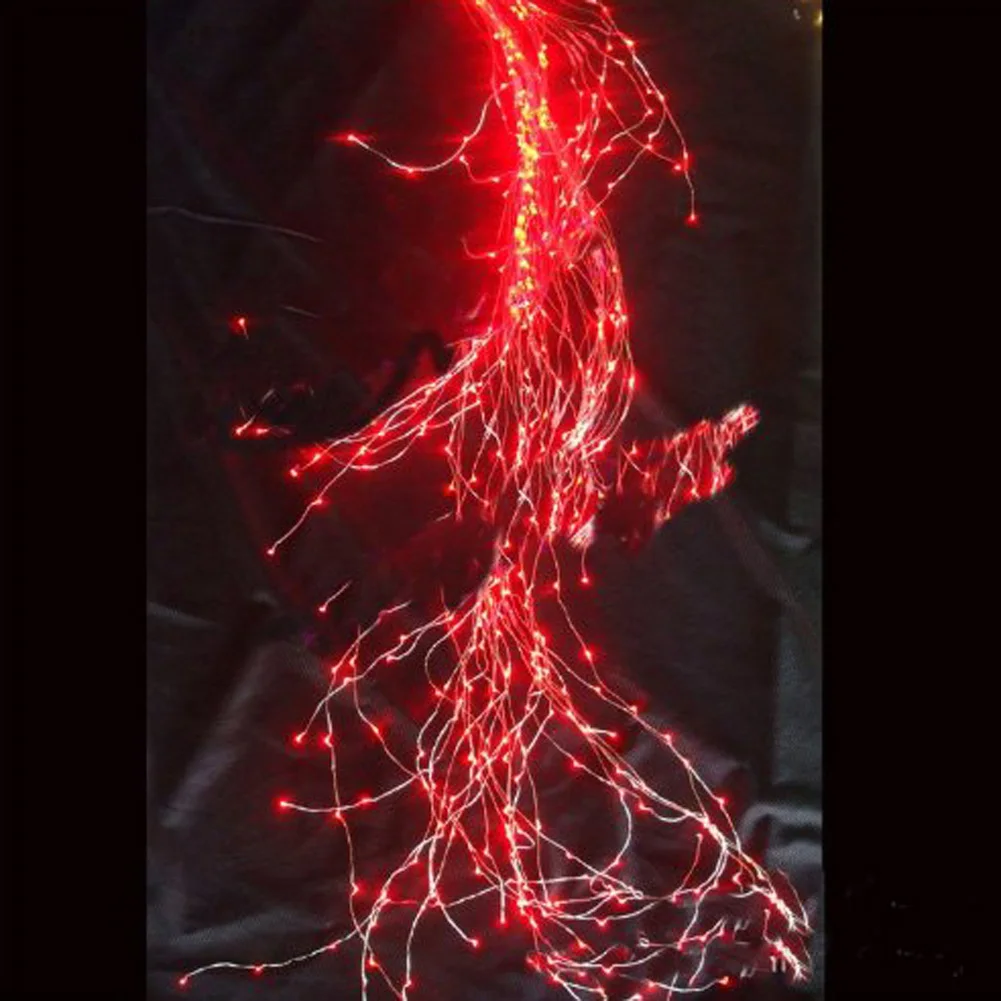 2 М 360 СВЕТОДИОДНЫЕ Строки Свет Медной Проволоки Рождество Лозы Дерево Фея Света