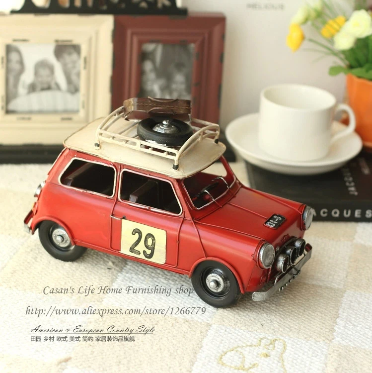 

Новый американский стиль кантри ретро ностальгия ручной работы Железный Винтаж Модель автомобиля, винтажная модель автомобиля, индивидуал...