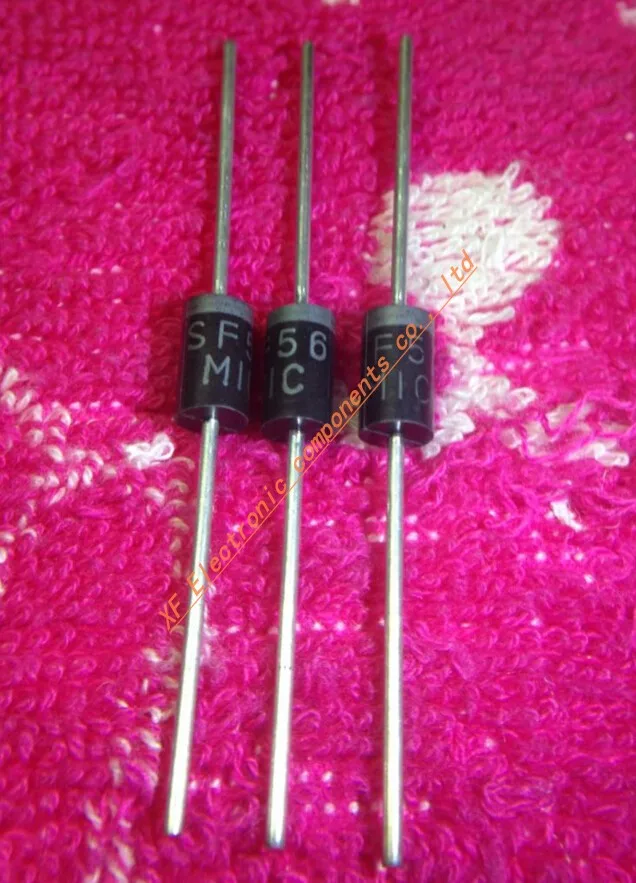 100 шт./лот ультратонкий выпрямительный диод SF56 5A 600V DO27|100 pcs|diode 5adiode rectifier |