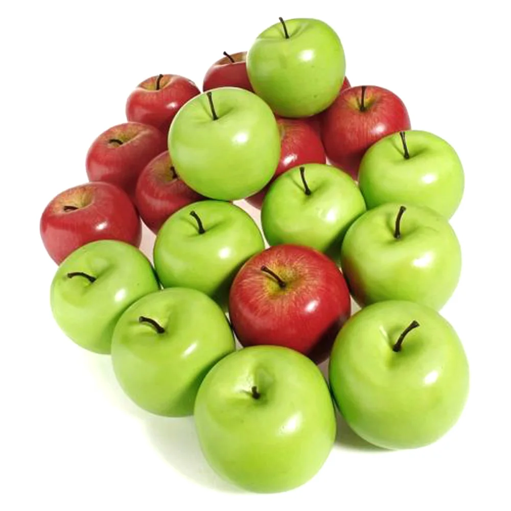 

Kitchen Artificial Apples Decoration Adornment Ornament Fake Fruits Home