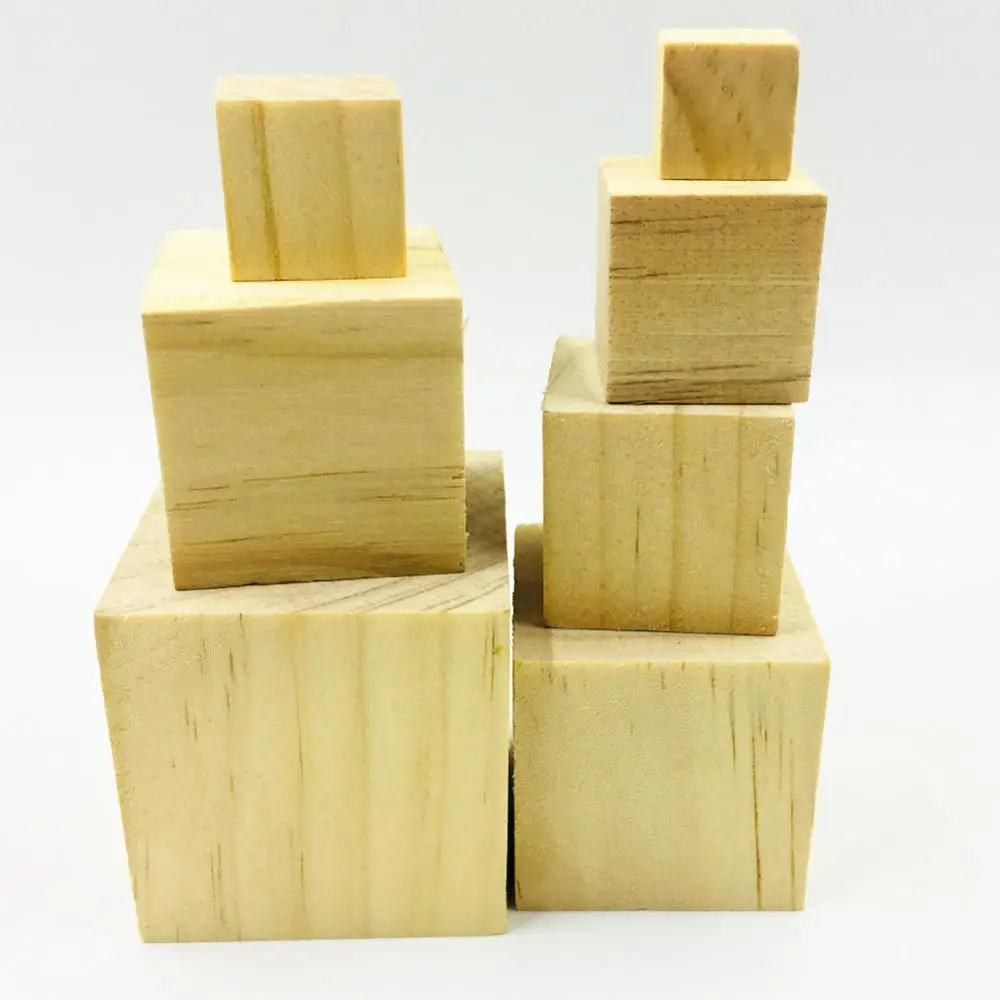 Дети Деревянный для взрослых квадратные кубики строительные блоки
