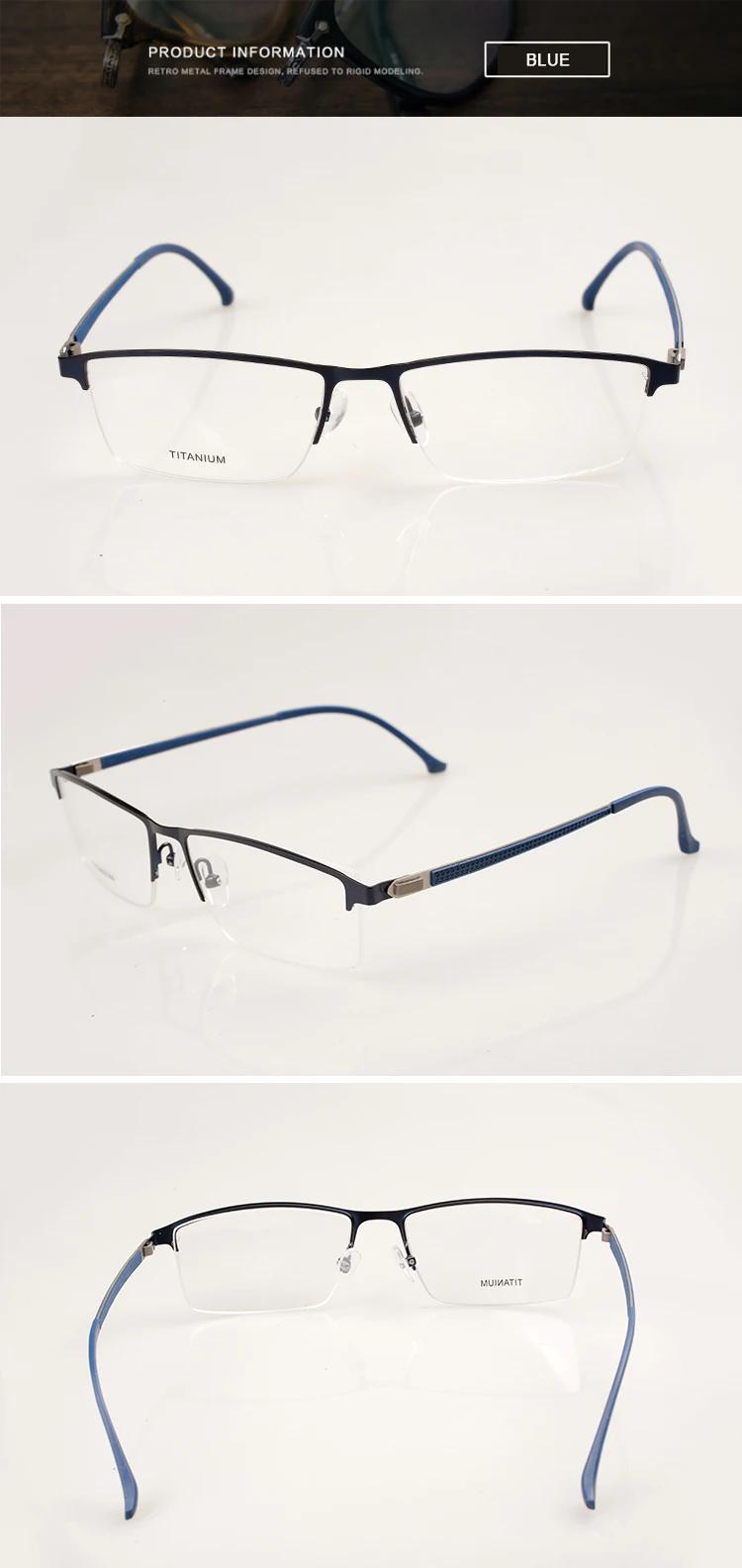 Квадратные титановые очки с широкой оправой gafas, оптические очки для близорукости, большие оправа для очков для мужчин, компьютерные очки