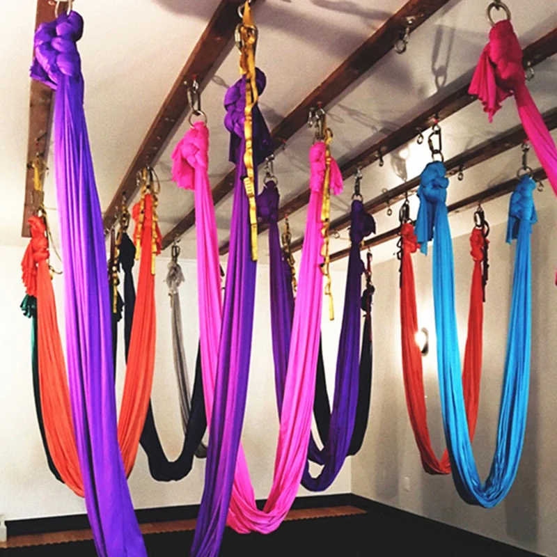 

Top quality Yoga Flying Swing Anti-Gravity Yoga Hammock Gear Aerial Traction Device Fitness for yoga for yoga stadium(6x2.8m)