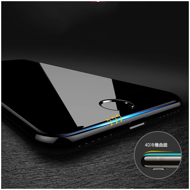 Dreamysow 6D 9H 3D твердое закаленное стекло с закругленными краями для iPhone X 10 6 6s 7 8 6Plus 6s Plus 7Plus 8Plus Защитное стекло для экрана