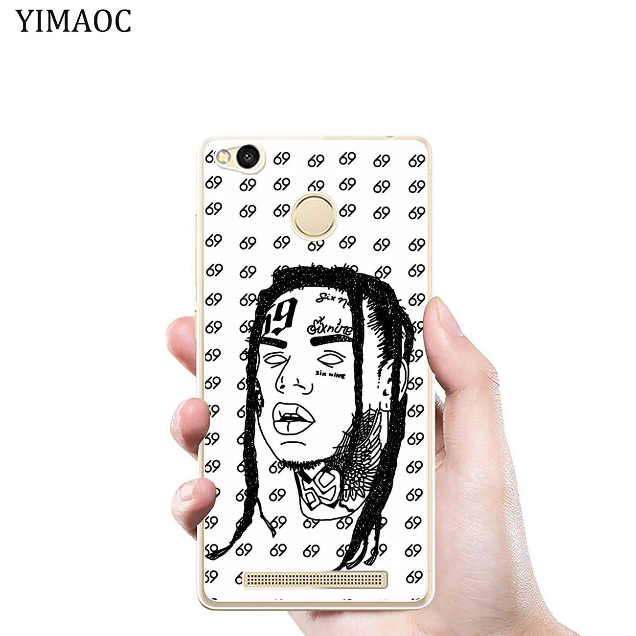 YIMAOC в стиле хип-хоп и рэп Tekashi 69 6ix9ine Тонкий чехол для Xiaomi MI Redmi 8A 7A 6A 5A 4X Note 8 7 6 Pro 5 Plus |