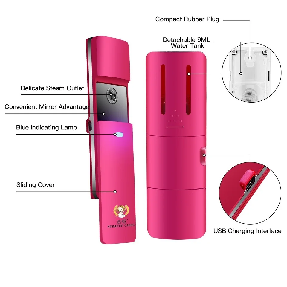 Нано отпариватель удобный мистер спрей для лица увлажняющий Распылитель