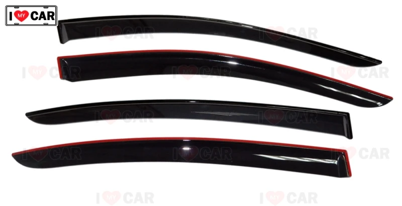 Window deflectors for Renault Fluence 2010- car window deflector wind guard vent sun rain visor cover styling | Автомобили и