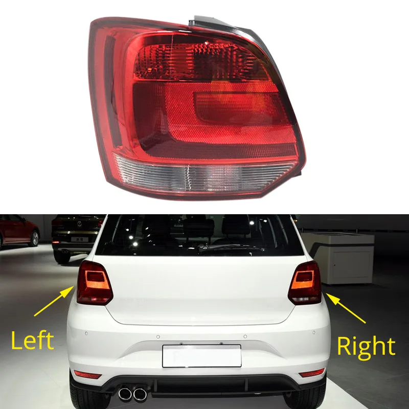 Автомобильный задний светильник для VW Polo 6C хэтчбек автомобильный Стайлинг левый и правый стоп торможение лампа Быстрая