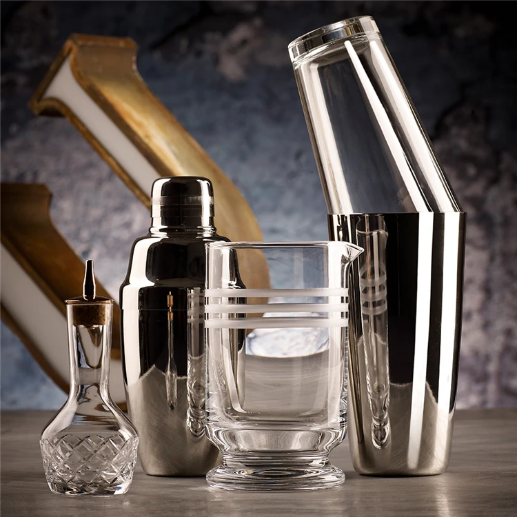 Скошенная бутылка 90 мл горькая стеклянный инструмент для бара графин бармена