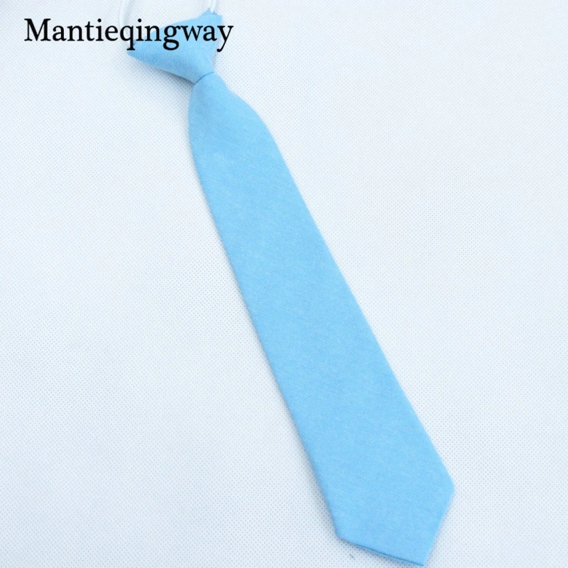 Mantieqingway детские галстуки повседневные розовые шеи Узкие хлопчатобумажный
