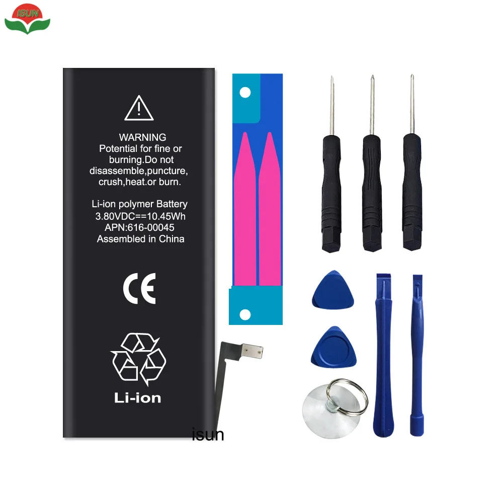 

Mobile Phone Battery For iPhone 6 6s 6plus 6sPlus Replacement Batterie Internal Bateria For iPhone 6plus battery for 6S +tools