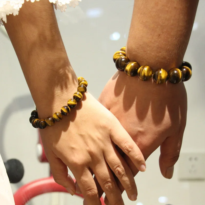 

Minimalist Natural Stone Beads Buddha Bracelet Brown Tiger Eyes Yoga Meditation Braclet For Men Women Hand Jewelry
