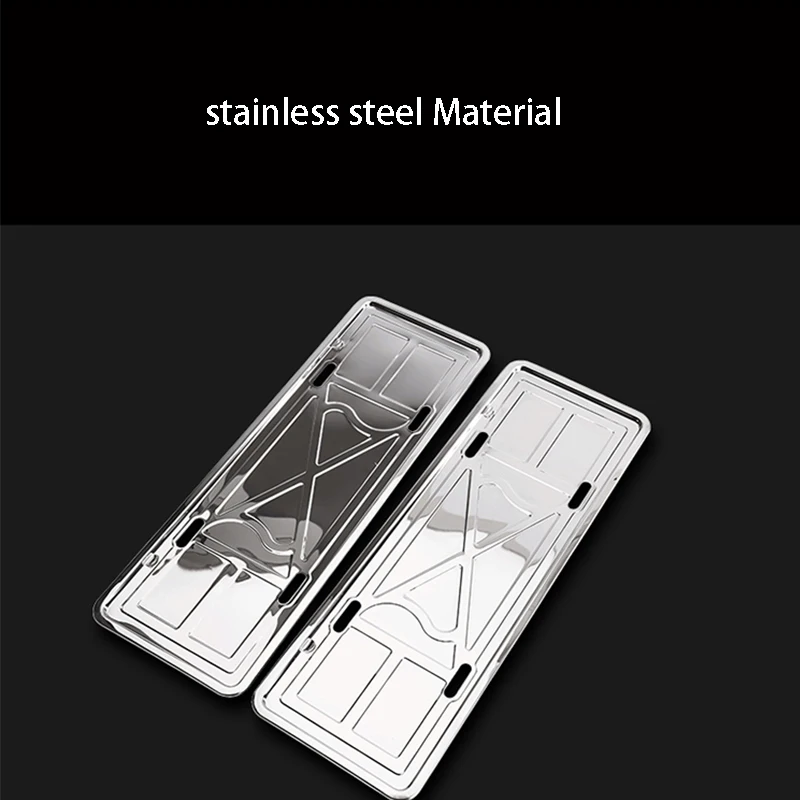 Рамка номерного знака рамка автомобильный номерной знак из нержавеющей стали и