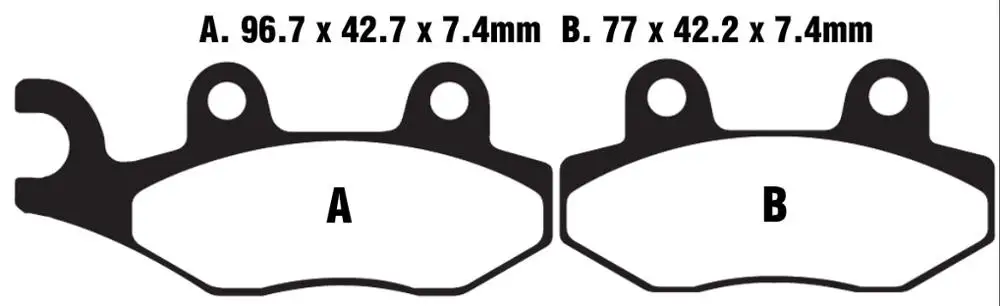 Мотоцикл тормозные колодки для Yamaha XTZ 125 (5RM) 2003-2010 спереди мотоцикл тормозной диск