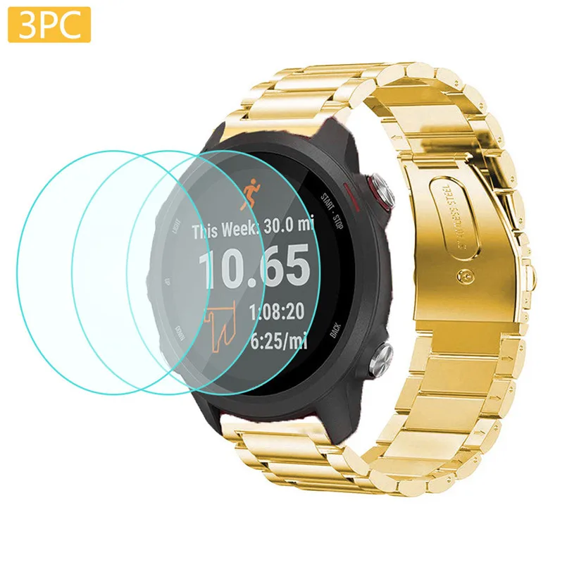 3 шт прозрачная пленка протектор экрана из закаленного стекла для Garmin Forerunner 245