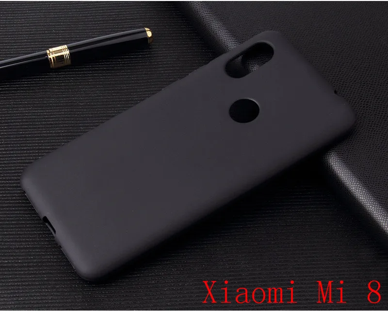 Роскошный Ультратонкий силиконовый чехол Xiaomi Mi 8 SE матовый мягкий из ТПУ для