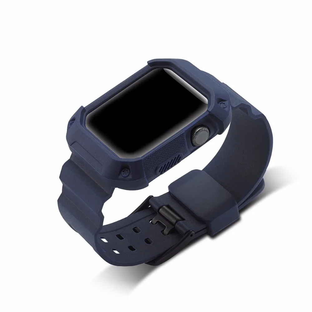 URVOI ремешок для apple watch series 2 1 полный Чехол Ремешок iWatch PC летний красочный