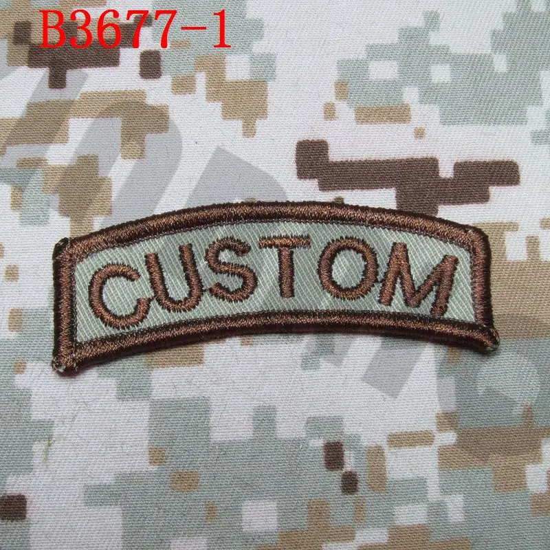Нашивка С Вышивкой Arc Custom name Tape Text brand Morale tactics Military