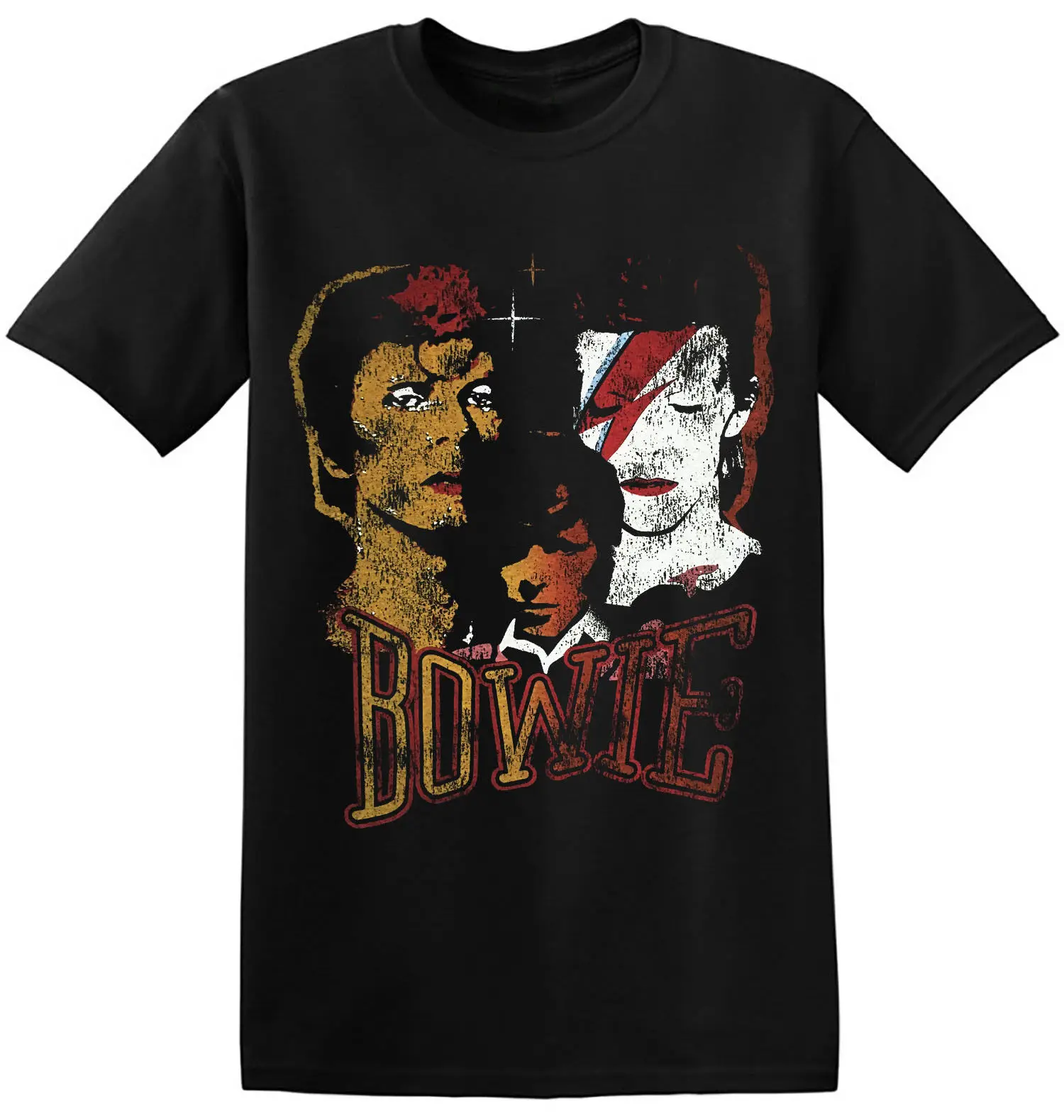 Дэвида Боуи T рубашка в стиле Рок Группа Футболки мужские и женские классные