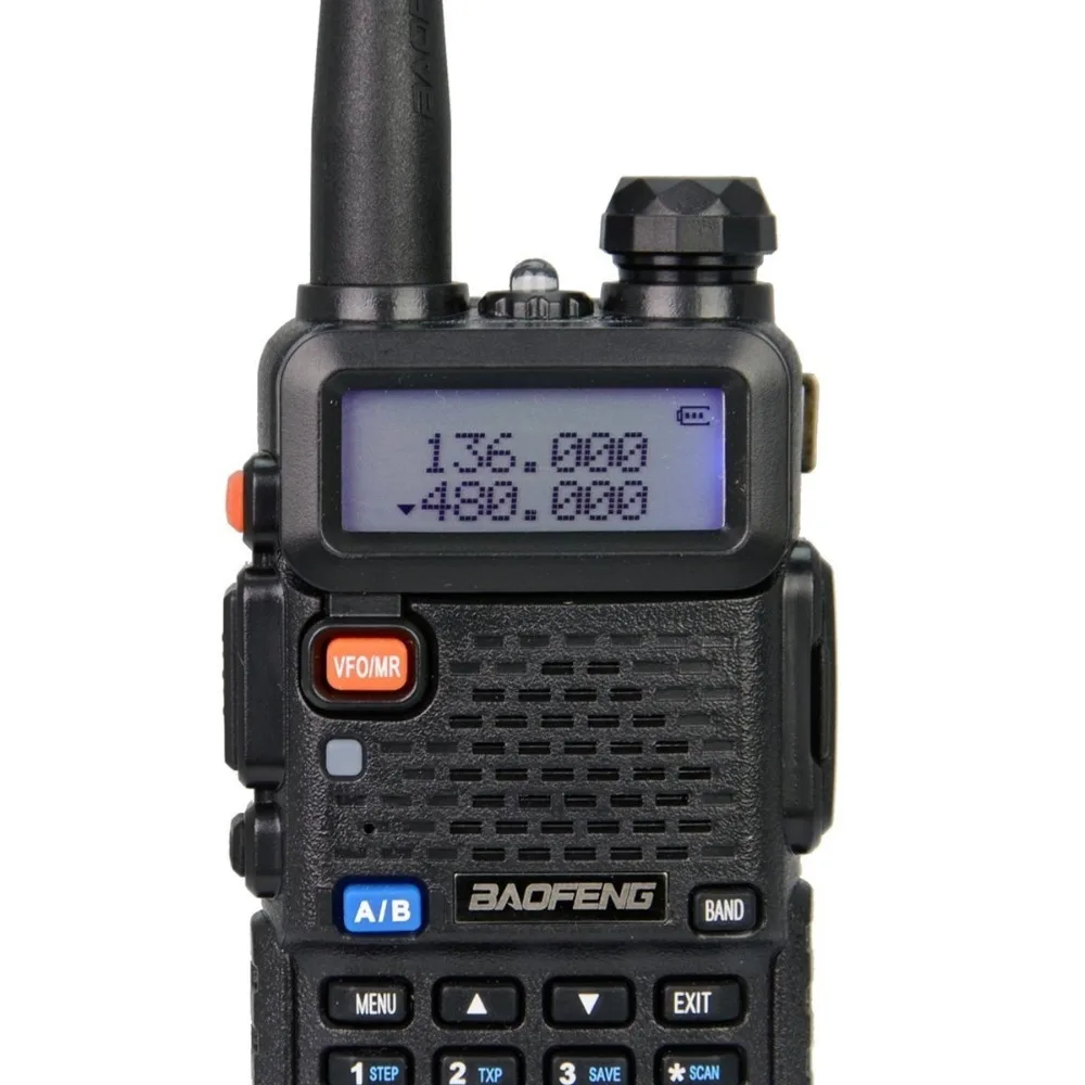 Baofeng UV-5R Walkie taklie трансивер 5 Вт УКВ двухдиапазонный переносной радио 136-174/400-520 мГц HM